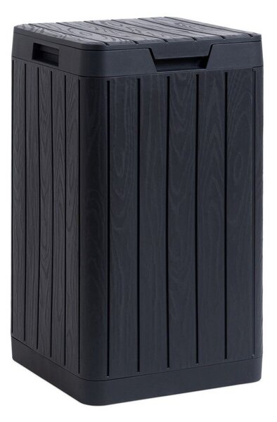 Rio Garden Záhradný kôš 80 l, plastový, grafit TOOMAX Z0480RAA04100