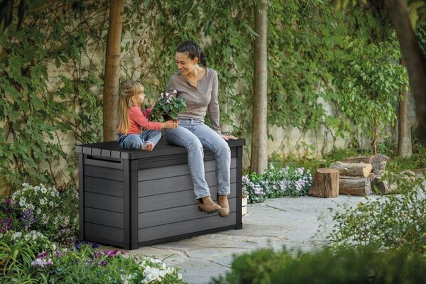 Cortina Úložný box 380 l, šedá/antracit KETER 259018