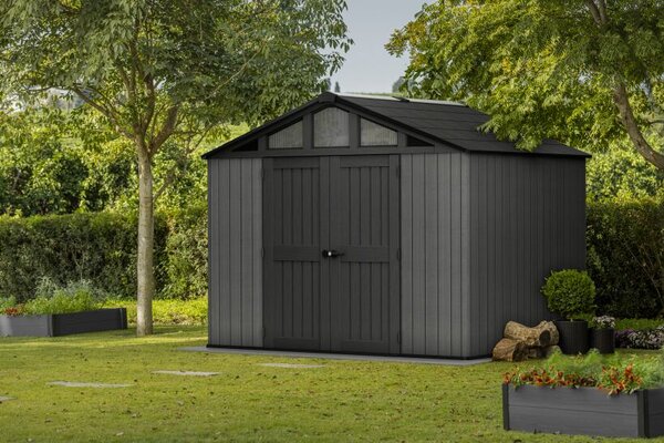 Stronghold Záhradný domček 10x8, 7,14 m², sivý KETER 260742