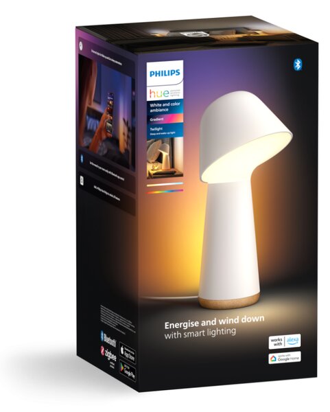 Philips Hue White and color ambiance 8720169262997 Twilight stolná lampička LED V330mm 13,4W/1380lm 2000-6500K+RGB biela