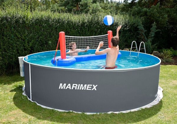 Orlando Bazén 4,57 × 1,07 m so skimmerom, sivý MARIMEX 10303044