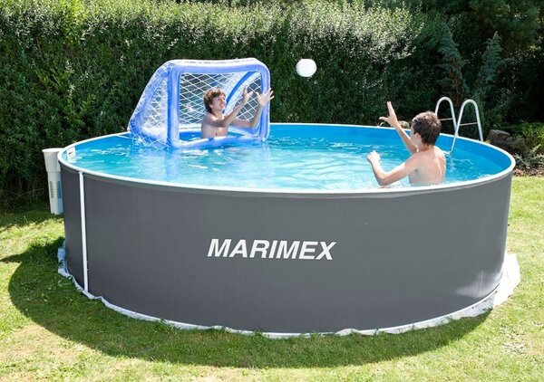 Orlando Bazén 4,57 × 1,07 m so skimmerom, sivý MARIMEX 10303044