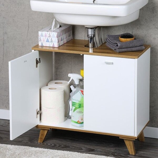 Kúpeľňová skrinka 60 x 55 x 28 cm, biela KESPER 15990
