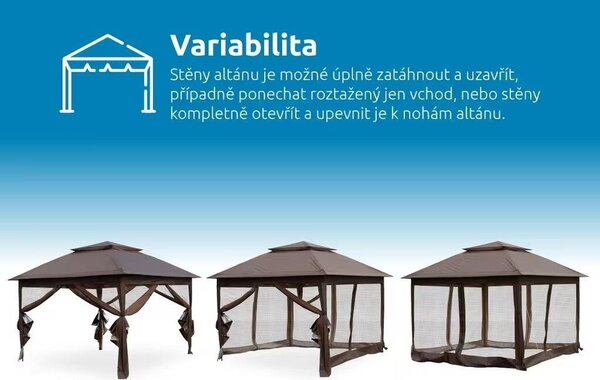 Vista Záhradný altán, béžový MARIMEX 10970574