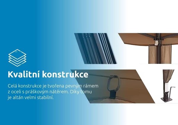Vista Záhradný altán, béžový MARIMEX 10970574