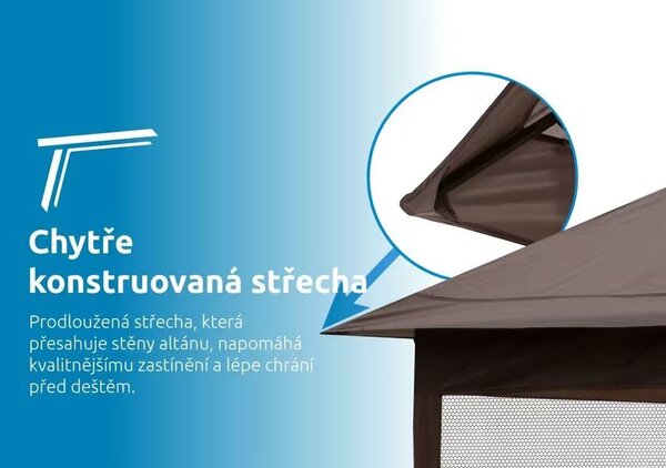 Vista Záhradný altán, béžový MARIMEX 10970574