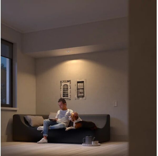 Philips Hue White Ambiance 8720169319875 MILLISKIN zápustné svietidlo D90mm GU10 4,2W/400lm 2200-6500K biela bluetooth