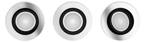 Philips HUE White Ambiance 8720169319813 Milliskin zápustné svietidlo GU10 3x4,2W/400lm 2200-6500K hliník BlueTooth 3-set