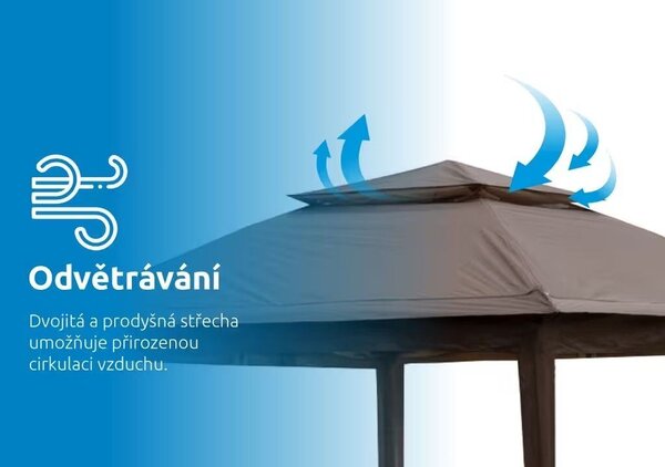 Vista Záhradný altán, béžový MARIMEX 10970574