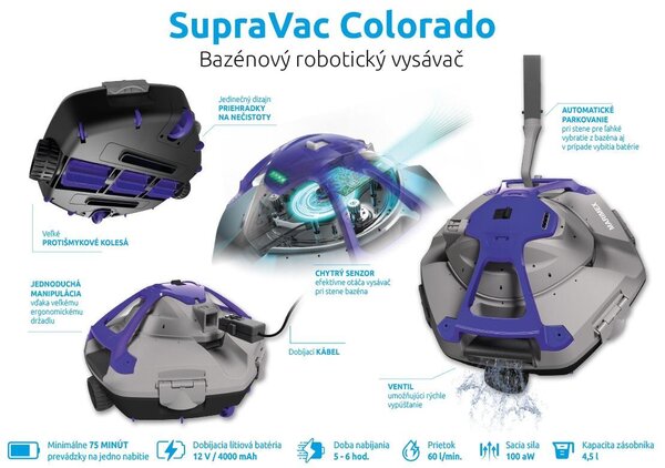 SupraVac Colorado Robotický bazénový vysávač MARIMEX 10800048