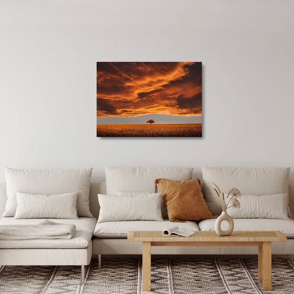Sklenený obraz mračien (70x50 cm)