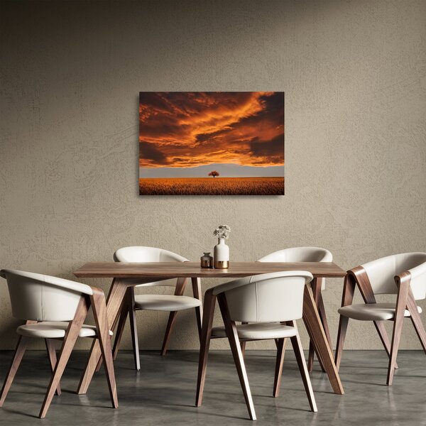 Sklenený obraz mračien (70x50 cm)