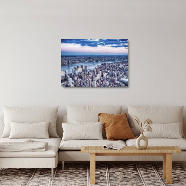 Sklenený obraz New Yorku (70x50 cm)