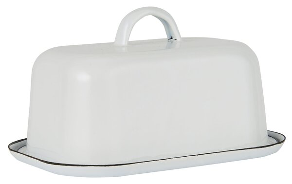 Smaltovaná maselnička White