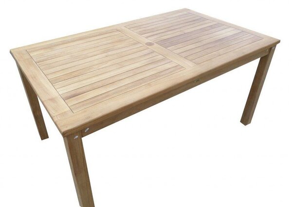 Garden I. Záhradný stôl 150 x 90 cm, teak, svetlohnedý NOELA 345917