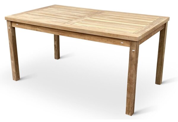 Garden I. Záhradný stôl 150 x 90 cm, teak, svetlohnedý NOELA 345917