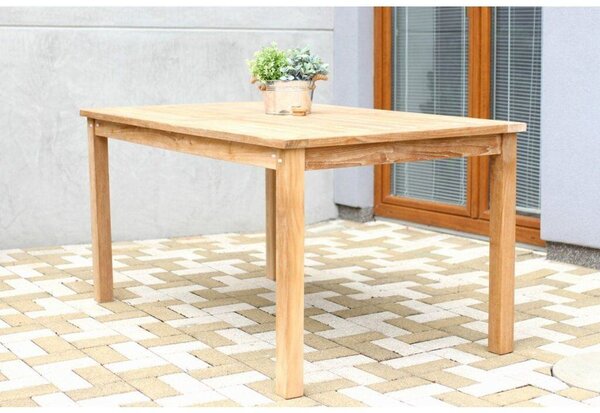 Garden I. Záhradný stôl 150 x 90 cm, teak, svetlohnedý NOELA 345917