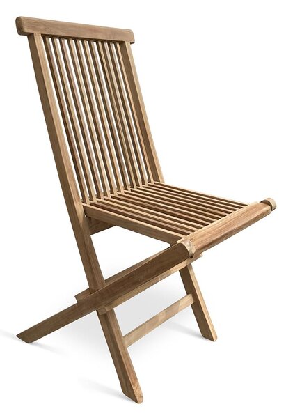 Clasic Skladacia stolička, teak, svetlohnedá NOELA 345741