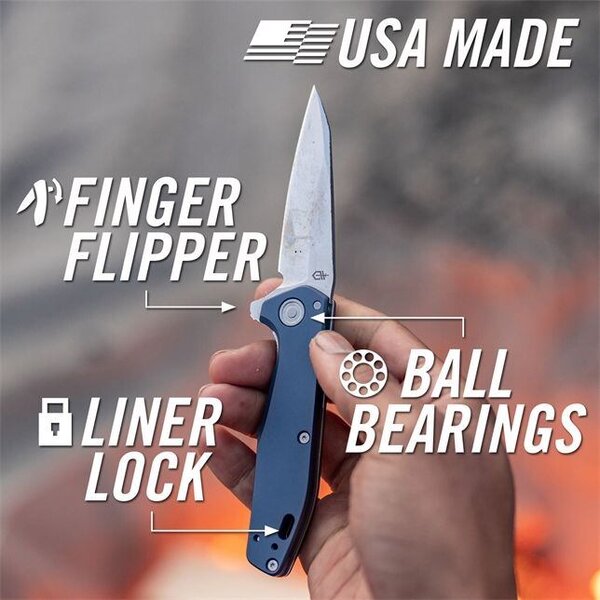 Fastball Wharncliffe MagnaCut Nôž, mestská modrá GERBER 1075374