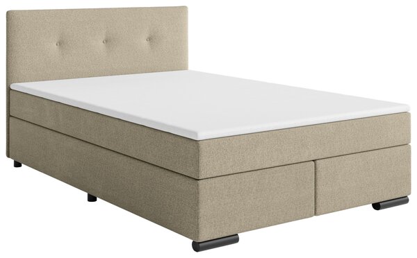 BOXSPRINGOVÁ POSTEĽ, 140/200 cm béžová MID.YOU - Online Only spálne, Online Only