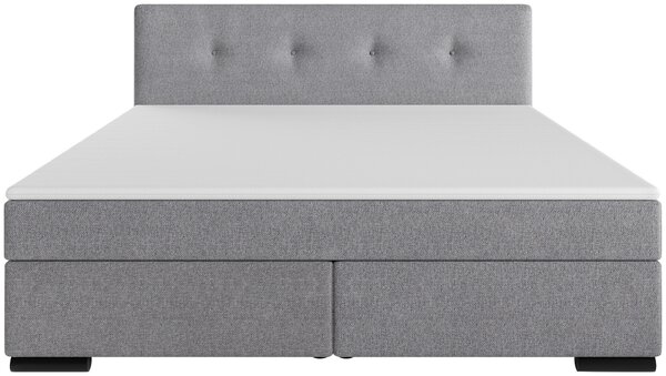 BOXSPRINGOVÁ POSTEĽ, 160/200 cm, svetlosivá MID.YOU - Online Only spálne, Online Only