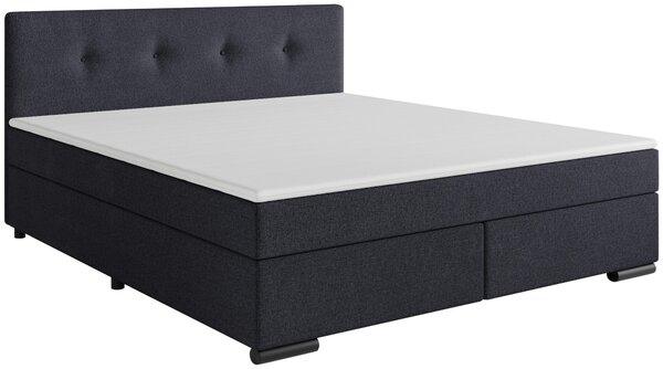 BOXSPRINGOVÁ POSTEĽ, 160/200 cm, antracitová MID.YOU - Online Only spálne, Online Only