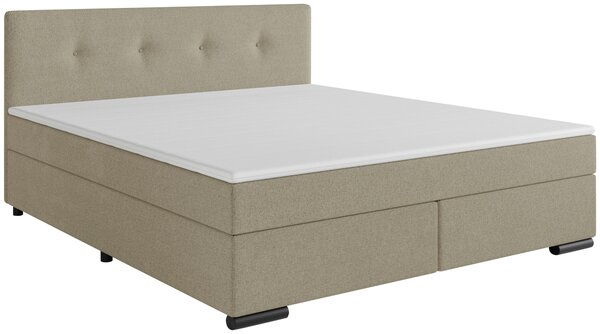 BOXSPRINGOVÁ POSTEĽ, 160/200 cm, béžová MID.YOU - Online Only spálne, Online Only