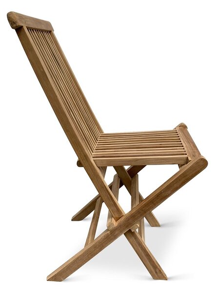 Záhradný drevený nábytok – stôl Garden I. + 6x kreslo Clasic, teak NOELA 3459172