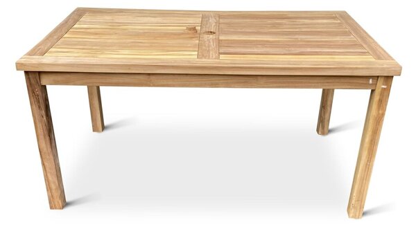 Záhradný drevený nábytok – stôl Garden I. + 6x kreslo Clasic, teak NOELA 3459172