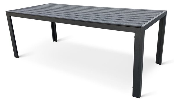 Záhradný jedálenský nábytok – stôl Viking XL + 8x kreslo Gaby, sivá NOELA 3457051181