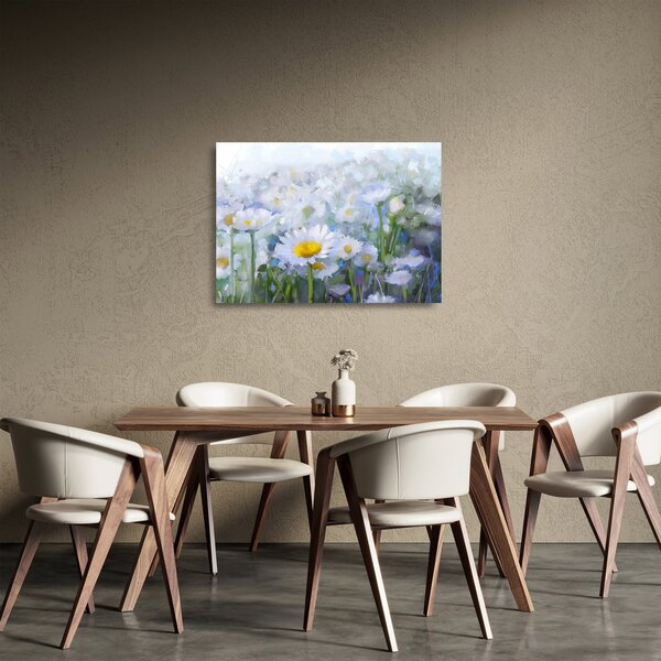 Sklenený obraz - V margaréte (70x50 cm)