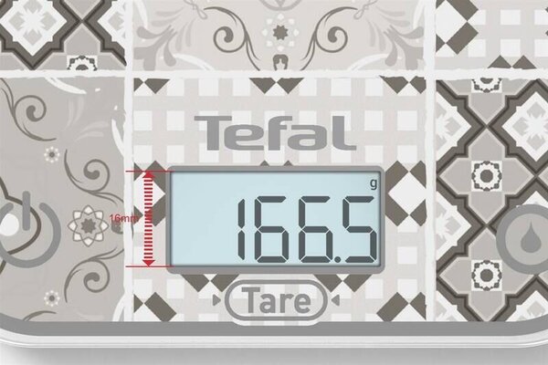 Optiss Kuchynská váha digitálna, motív mozaika, sklo TEFAL BC50D6V0