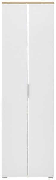 PREDSIEŇOVÁ SKRIŇA, biela, farba duba, 59/197/40 cm Voleo - Skrine