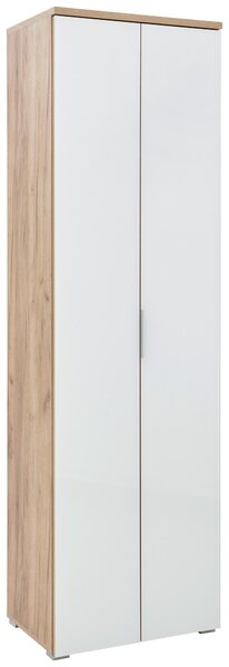 PREDSIEŇOVÁ SKRIŇA, biela, farba duba, 59/197/40 cm Voleo - Skrine