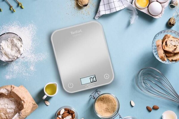 Optiss Kuchynská váha digitálna, sklo, sivá TEFAL BC50U4V0