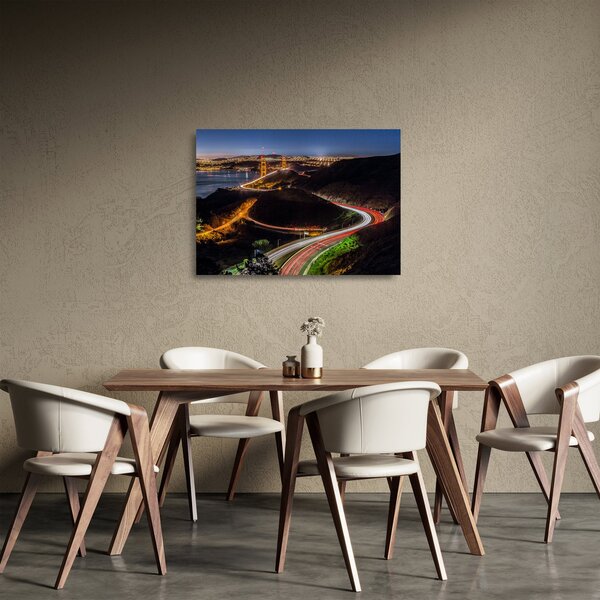 Sklenený obraz - Golden Gate Bridge (70x50 cm)