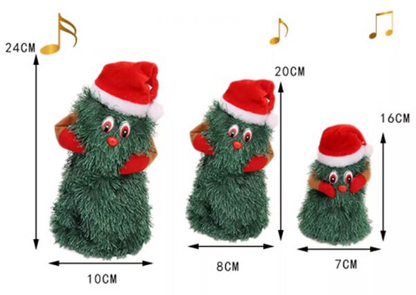 Tancujúci Vianočný Stromček Jollytree, Tancujúci vianočný stromček – L