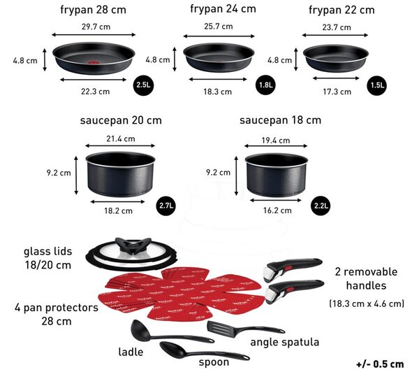 Ingenio So Light Súprava riadu 16 ks TEFAL L7239642