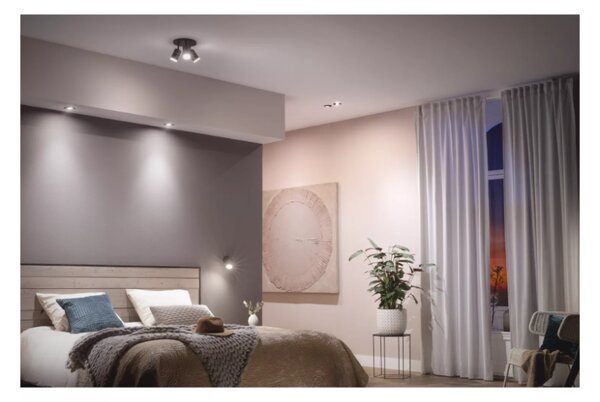Philips HUE White and color Ambiance 8720169318977 Centura zápustné svietidlo GU10 4,2W/350lm 2000-6500K+RGB čierne 3-set