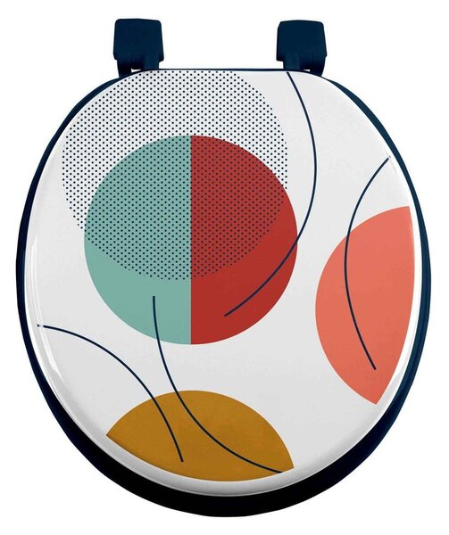 Záchodová doska 37 x 47 Color pop – douceur d'intérieur