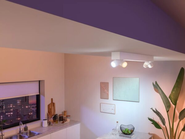 Philips HUE White and color ambiance 8720169318618 Centris stropné svietidlo LED/4-spot LED 40W + 4xGU10 4,2W 2000-6500K+RGB biela