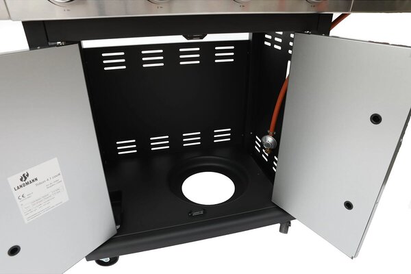 Triton PTS 4.1 Plynový gril, strieborný LANDMANN 12964