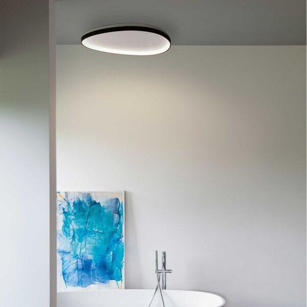 Ideal Lux 328089 GEMINI ON-OFF stropné svietidlo LED D810mm 41W 5400/2350lm 3000K čierna
