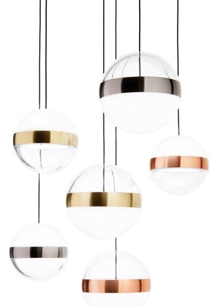 Ideal Lux 321172 GALAXY závesné svietidlo LED D400mm 58W 5750/1900lm 3000K čierna, opálová