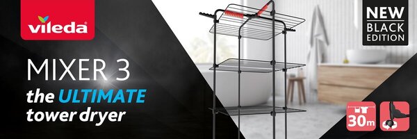 Vileda Mixer 3 sušiak na bielizeň 30m black VILEDA 174077