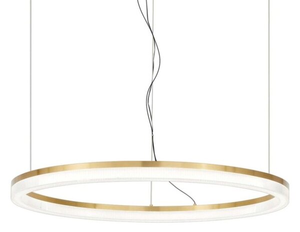 Ideal Lux 314921 CROWN závesné svietidlo LED D800mm 42W 4300/3400lm 3000K mosadzná