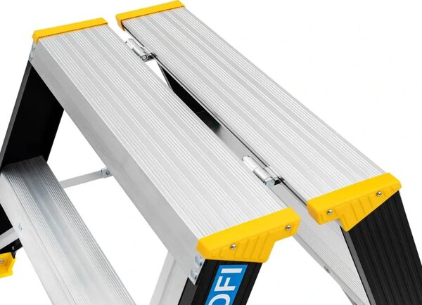 PROFI MAX 5303 Rebrík obojstranný 2x3 priečky, hliníkový VENBOS VEN.5303
