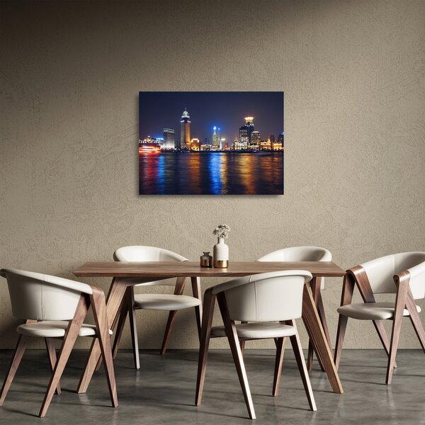 Sklenený obraz - Reflekce noci (70x50 cm)