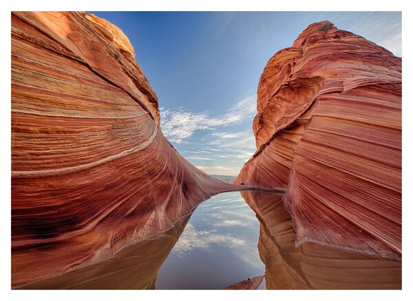 Sklenený obraz - Vermilion Cliffs Arizona (70x50 cm)