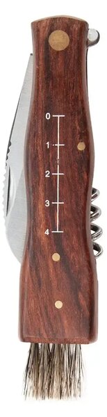 Nôž hubársky zatvárací so štetcom, 7 cm ORION 831681
